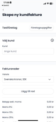 Hur ser det ut när du skickar fakturor i Lundify