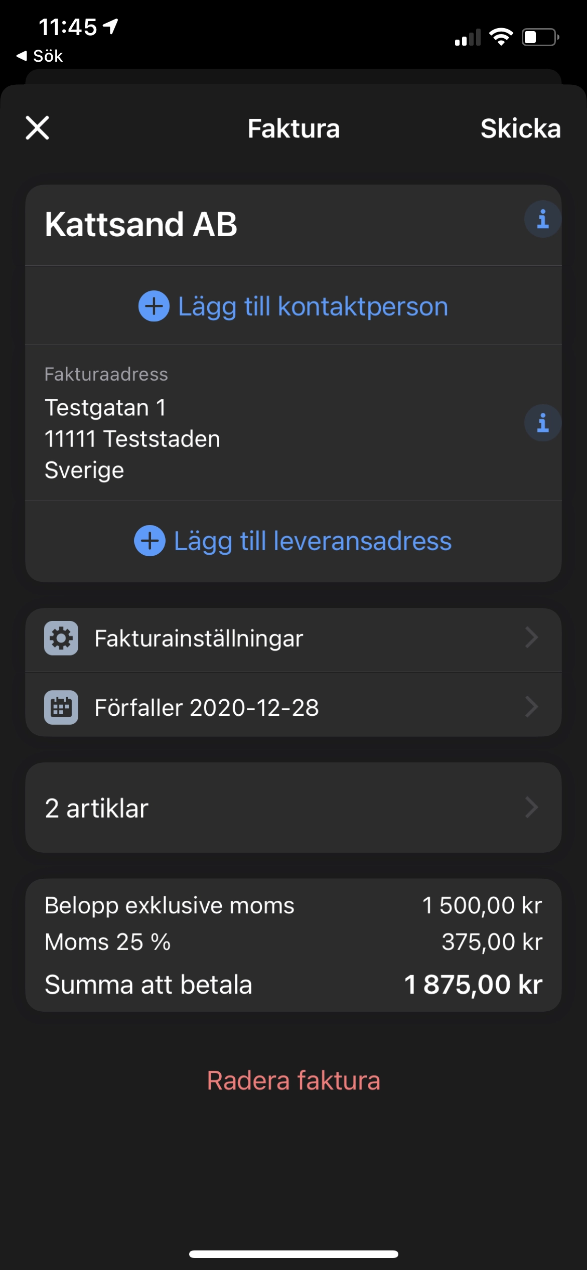 Test av gratis bokföringsprogram för aktiebolag